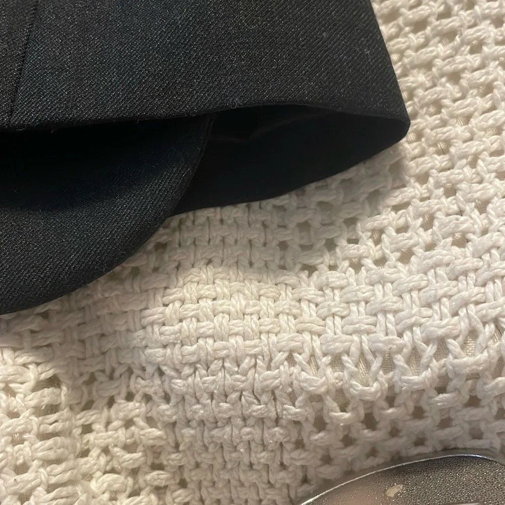 Calvin Klein Black Classic Two-Button Wool Blazer‎